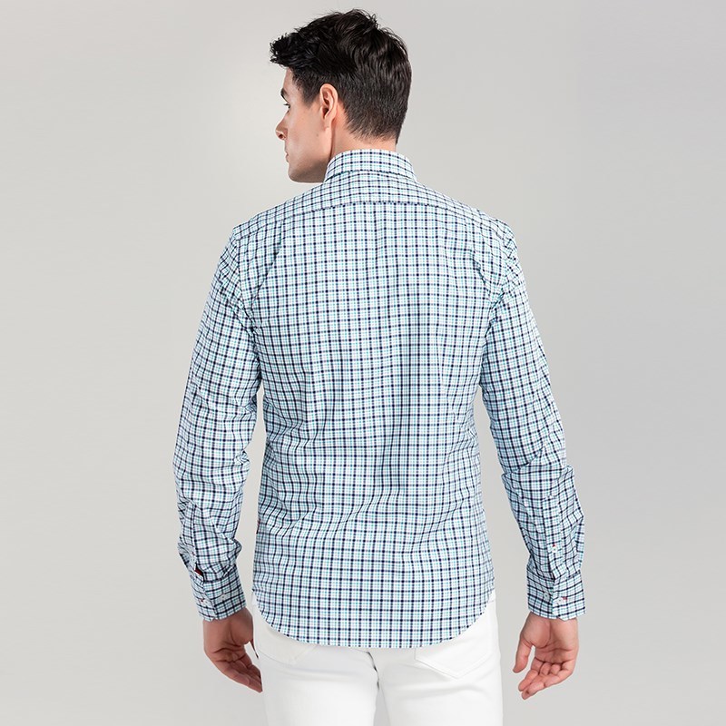 100% Pure Cotton Arrival Striped Plaid Shirt Business Casual High Quality Longsleeve for Men Button Up cloth 220322