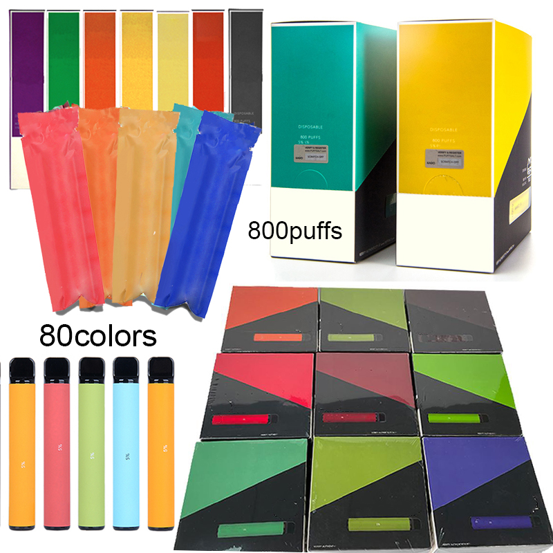 80Colors Disposable E cigarettes Empty Vape Pens 3.2ml 800puffs 550mAh Battery Pre-Filled Pods Portable Vapor Vapes Top Quality 
80Colors Disposable E cigarettes Empty Vape Pens 3.2ml 800puffs 550mAh Battery Pre-Filled Pods Portable Vapor Vapes Top Quality
