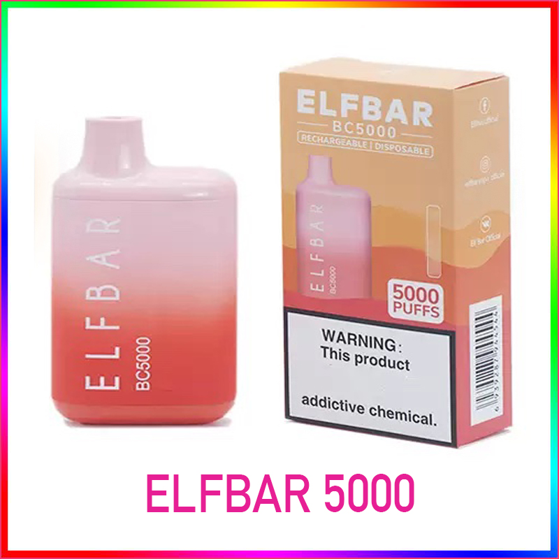 ELF BAR 5000 E Cigarettes Disposable Vape 13ml MESH Coil Pods 650mah Recharged Battery Vapes Box Device cigvapes
ELF BAR 5000 E Cigarettes Disposable Vape 13ml MESH Coil Pods 650mah Recharged Battery Vapes Box Device cigvapes