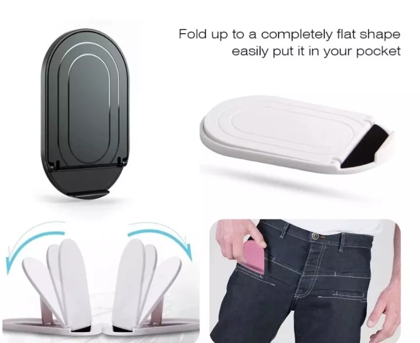 Easy operation Foldable Portable Adjustable phone holder multiple color suitable for phone