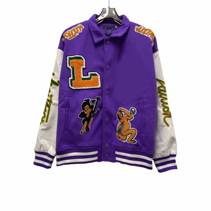 2022 Street Fashion Catwalk Unisex Jacket Men' Baseball Uniform Flat Embroidery Pull Side High Street Jacket Color Black White Size m-l-xl-xxl G4421, Purple
2022 Street Fashion Catwalk Unisex Jacket Men' Baseball Uniform Flat Embroidery Pull Side High Street Jacket Color Black White Size m-l-xl-xxl G4421, Purple