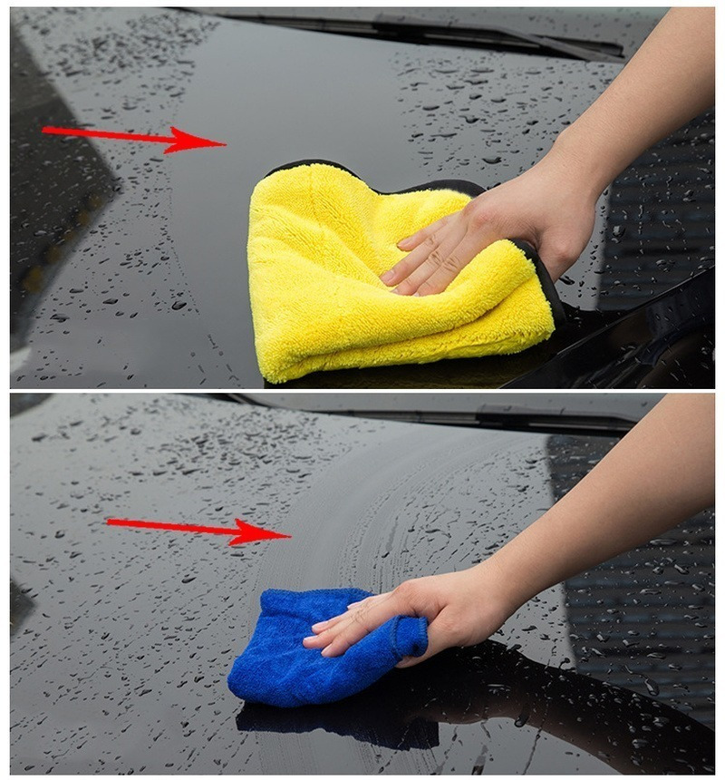 Microfiber Car Cleaning Towel Quick Drying Cloth Auto Detail Rag Super Absorbent Car Wash Accessories Products Vehicle Supplies