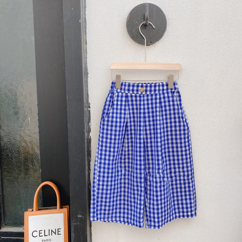 Girls Clothing Set Summer Fashion Short Sleeve Shirt & Wide Leg Pants Toddler Girl Outfits Kids Clothes 2pcs 2-7Y 220507