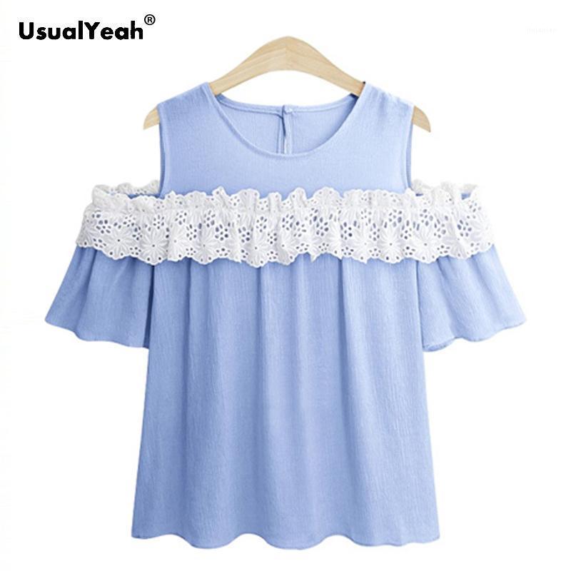 Women's Blouses & Shirts Plus Size Vacation Boho Bohemian Cold Shoulder Short Sleeve Lace Patch Blouse Summer Women Weekend Casual Shirt Top, Blue
Women's Blouses & Shirts Plus Size Vacation Boho Bohemian Cold Shoulder Short Sleeve Lace Patch Blouse Summer Women Weekend Casual Shirt Top, Blue