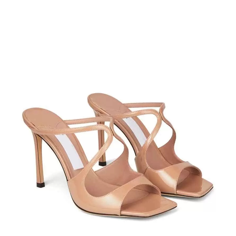 Luxury Brands Anise Mules Sandals Shoes Dress Nude Black Gold.. Satin Leather High Heels Open Toe Women's Party Wedding Lady Slippers EU35-43,Box
Luxury Brands Anise Mules Sandals Shoes Dress Nude Black Gold.. Satin Leather High Heels Open Toe Women's Party Wedding Lady Slippers EU35-43,Box
