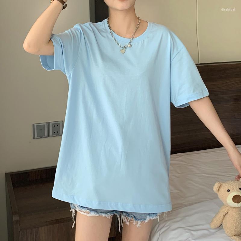 Women' T-Shirt Mid-length Short-sleeved 2022 Summer Cotton White Solid T Shirt O-neck High Quality Tops, Black
Women' T-Shirt Mid-length Short-sleeved 2022 Summer Cotton White Solid T Shirt O-neck High Quality Tops, Black