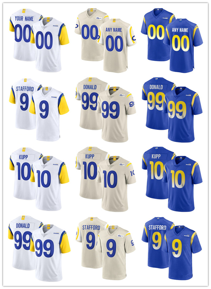 custom 99 Aaron Donald 5 Jalen Ramsey 9 Matthew Stafford 10 Cooper Kupp 3 Odell Beckham Jr. 23 Cam Akers 45 Bobby Wagner 77 Andrew Whitworth Football Jerseys, Colour
custom 99 Aaron Donald 5 Jalen Ramsey 9 Matthew Stafford 10 Cooper Kupp 3 Odell Beckham Jr. 23 Cam Akers 45 Bobby Wagner 77 Andrew Whitworth Football Jerseys, Colour