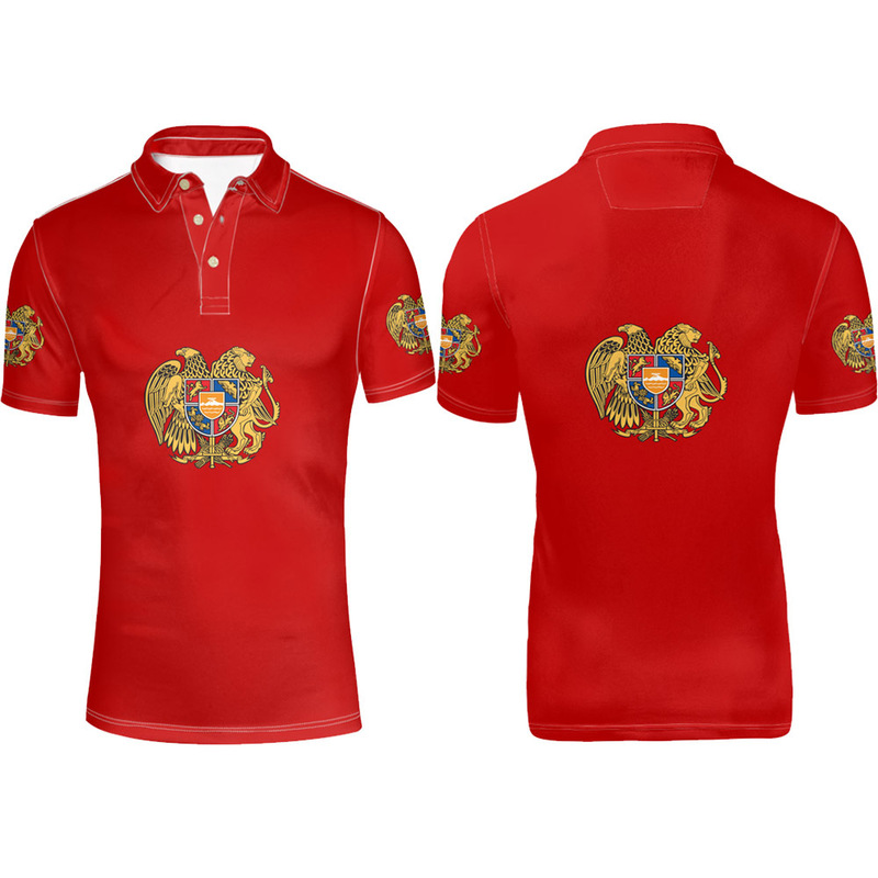 ARMENIA youth custom made name number po red black green tees arm country Polo shirt armenian nation flag am clothes 220608
