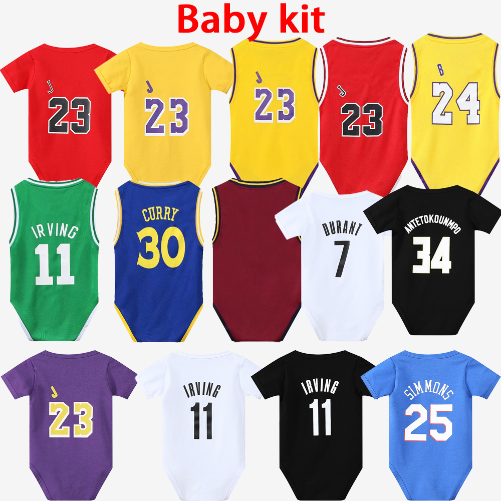 2022 Basketball Baby kit jerseys sets kids suit boys child 21 22 t shirts 6-18 month son size 9-12 small suit top quality ANTETOKOUNMPO DURANT SIMMONS IRVING CURRY red
2022 Basketball Baby kit jerseys sets kids suit boys child 21 22 t shirts 6-18 month son size 9-12 small suit top quality ANTETOKOUNMPO DURANT SIMMONS IRVING CURRY red