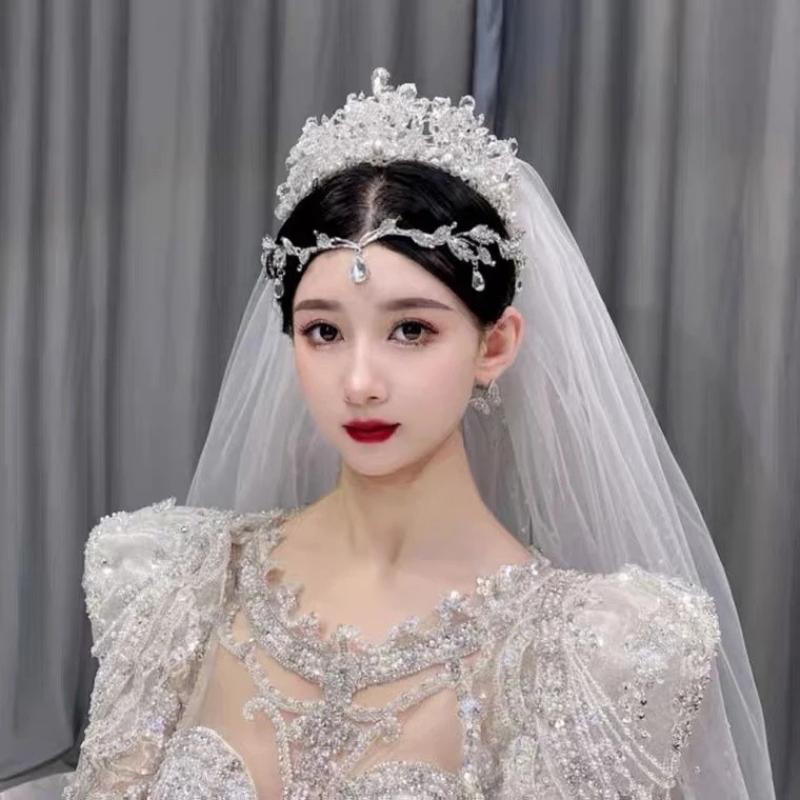 Headpieces Stunning Silver Bridal Wedding Crowns Rhinestore Hair Accessories With Frontlet Luxury Birthday Princess Party JewelryHeadpieces
Headpieces Stunning Silver Bridal Wedding Crowns Rhinestore Hair Accessories With Frontlet Luxury Birthday Princess Party JewelryHeadpieces