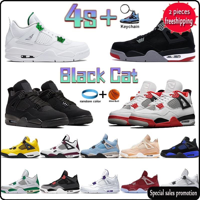 2022 Black Cat 4 4s Basketball Shoes OG Black Cement Fire Red Metallic Green Pureple University Blue Tour Yellow Shimmer Classic Men Sneakers NB, 01. black cat
2022 Black Cat 4 4s Basketball Shoes OG Black Cement Fire Red Metallic Green Pureple University Blue Tour Yellow Shimmer Classic Men Sneakers NB, 01. black cat