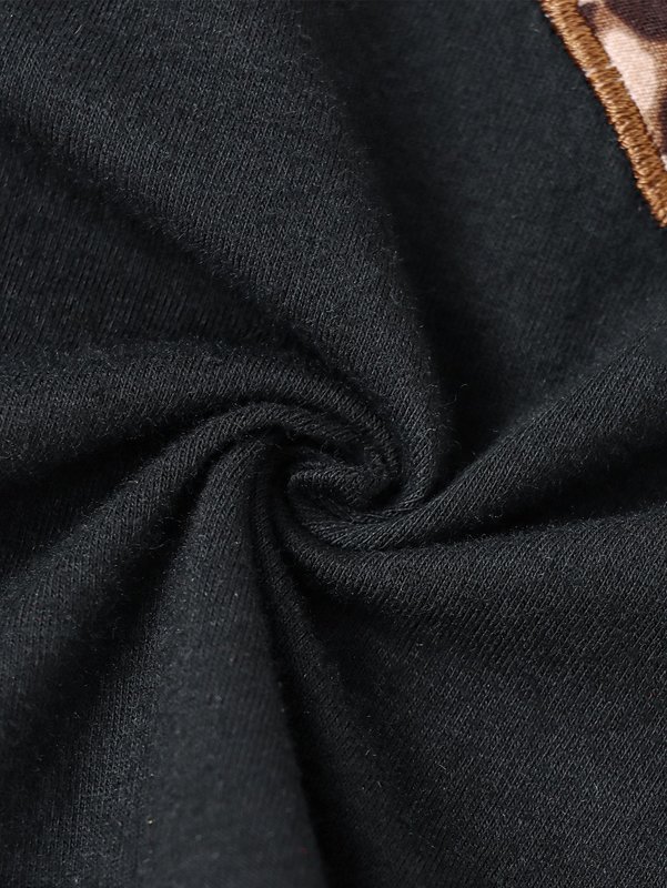 Toddler Girls Leopard And Heart Print Tee With Pants SHE