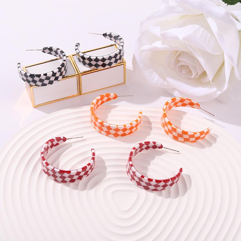 Dangle & Chandelier Acrylic C Lattice Drop Earrings Simple Style Colorful Hoop For Women Korean Jewelry 2022 Trend Geometric Accessories
Dangle & Chandelier Acrylic C Lattice Drop Earrings Simple Style Colorful Hoop For Women Korean Jewelry 2022 Trend Geometric Accessories