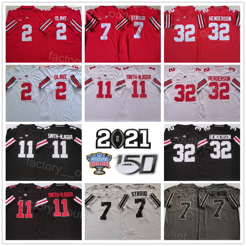 NCAA Football Ohio State Buckeyes College 7 CJ Stroud Jersey 2 Chris Olave 11 Jaxon Smith-Njigba 32 TreVeyon Henderson University Black Red White Team Color Stitched
NCAA Football Ohio State Buckeyes College 7 CJ Stroud Jersey 2 Chris Olave 11 Jaxon Smith-Njigba 32 TreVeyon Henderson University Black Red White Team Color Stitched