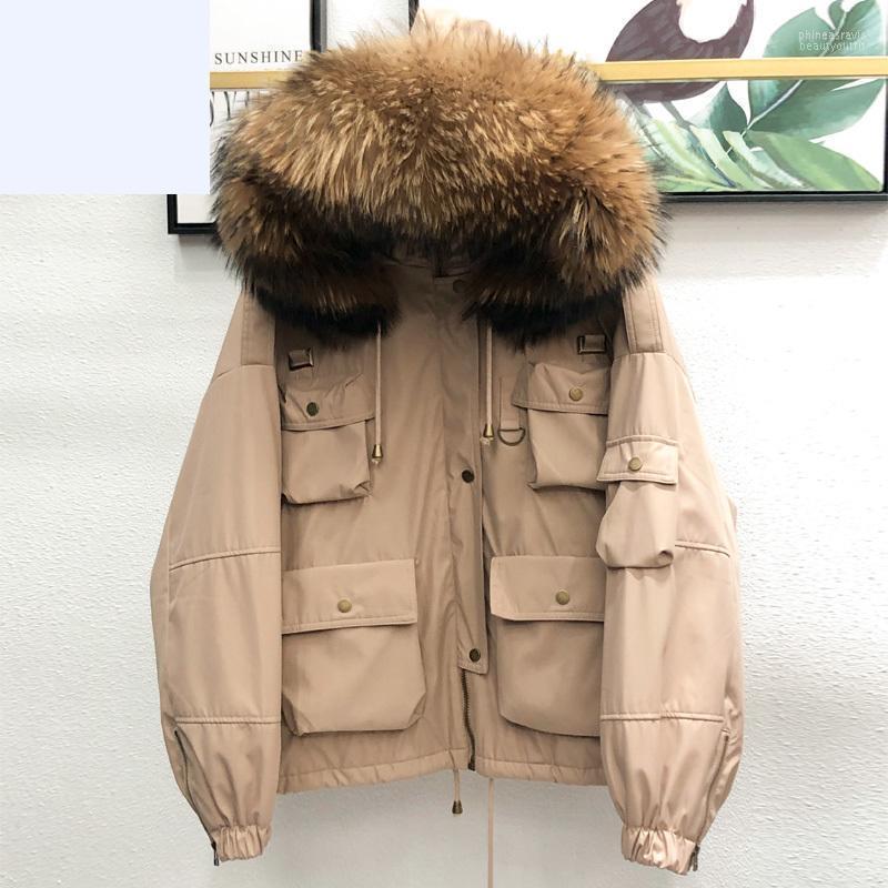 Women' Down & Parkas 90% White Duck Jacket Real Raccoon Fur Hooded 2022 Female Thicken Warm Winter Coat Women Short Loose Feather Snow Phin, Real fur3
Women' Down & Parkas 90% White Duck Jacket Real Raccoon Fur Hooded 2022 Female Thicken Warm Winter Coat Women Short Loose Feather Snow Phin, Real fur3