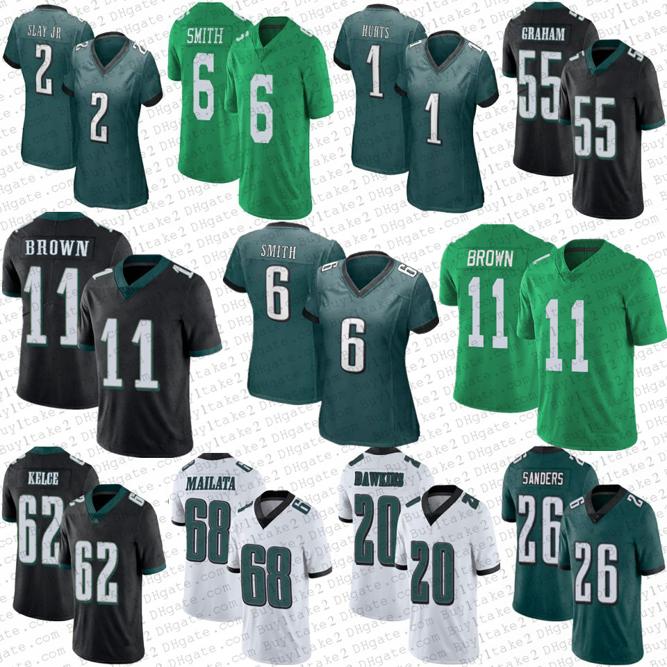11 AJ Brown 6 DeVonta Smith Michael Vick Custom Football Jersey Jalen Hurts Miles Sanders Brian Dawkins Jason Kelce Fletcher Cox Donovan McNabb Mailata Darius Slay Jr, Women
11 AJ Brown 6 DeVonta Smith Michael Vick Custom Football Jersey Jalen Hurts Miles Sanders Brian Dawkins Jason Kelce Fletcher Cox Donovan McNabb Mailata Darius Slay Jr, Women