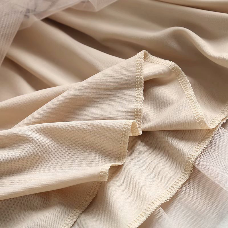 TIGENA 90cm Maxi Tulle Skirt Women Korean Style Fashion Beautiful Print A Line High Waist Pleated Long Female Pink Black 220322