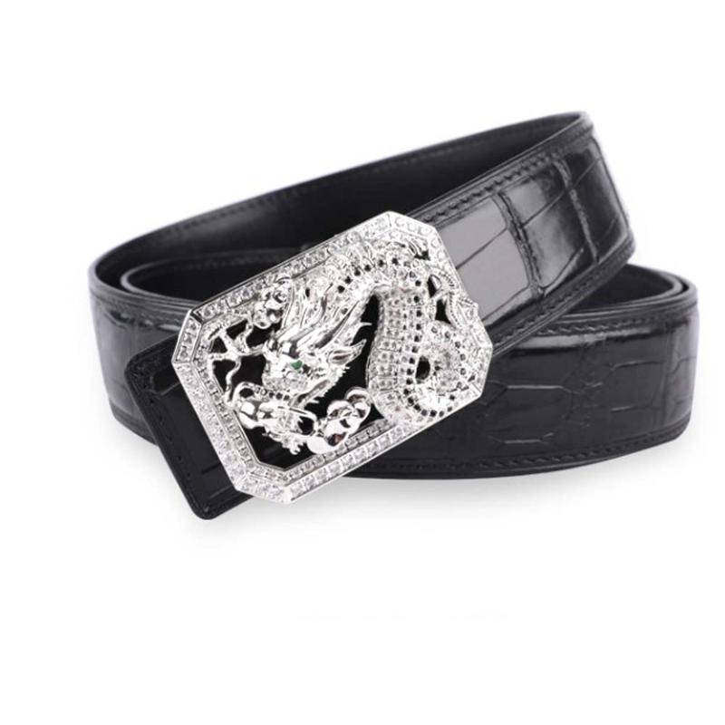 Belts Luolundika Crocodile Man Belt Male Smooth Buckle Business Leisure Give Father Husband, Black
Belts Luolundika Crocodile Man Belt Male Smooth Buckle Business Leisure Give Father Husband, Black