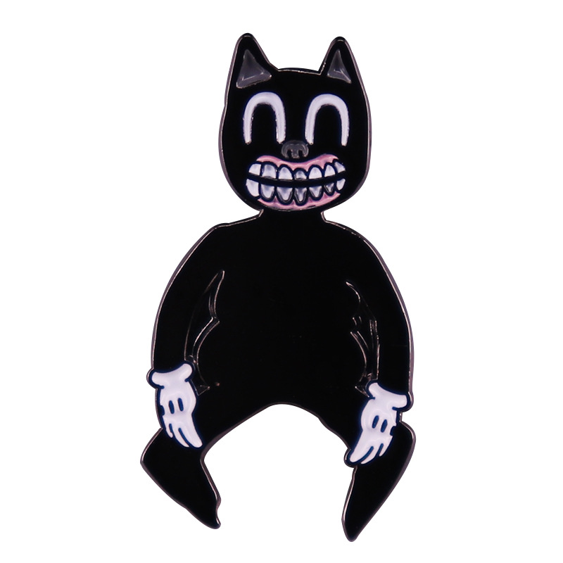 Horror Game The Smiling Cat Enamel Brooch Pins Halloween Badges Lapel Pin Jewelry Accessories, As picture
Horror Game The Smiling Cat Enamel Brooch Pins Halloween Badges Lapel Pin Jewelry Accessories, As picture