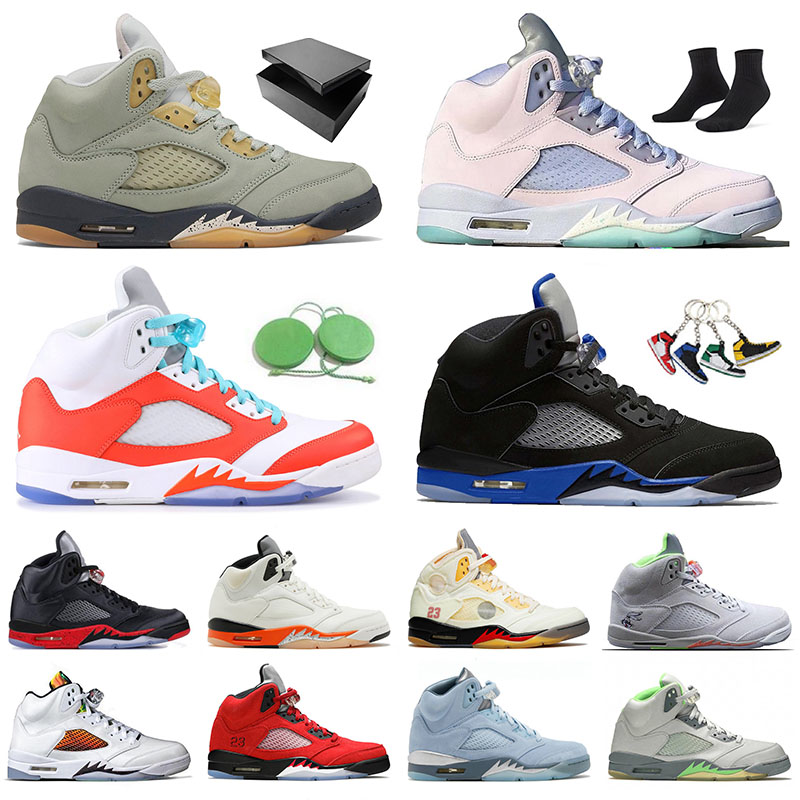 5 Authentic Basketball Shoes High Quality PRFC 5s Men Trainers Jumpman Sneakers Racer Blue Easter Fire Red Jade Horizon Casual Blue Bird Sports Green Bean Helmet Hare, 40-47 red suede
5 Authentic Basketball Shoes High Quality PRFC 5s Men Trainers Jumpman Sneakers Racer Blue Easter Fire Red Jade Horizon Casual Blue Bird Sports Green Bean Helmet Hare, 40-47 red suede