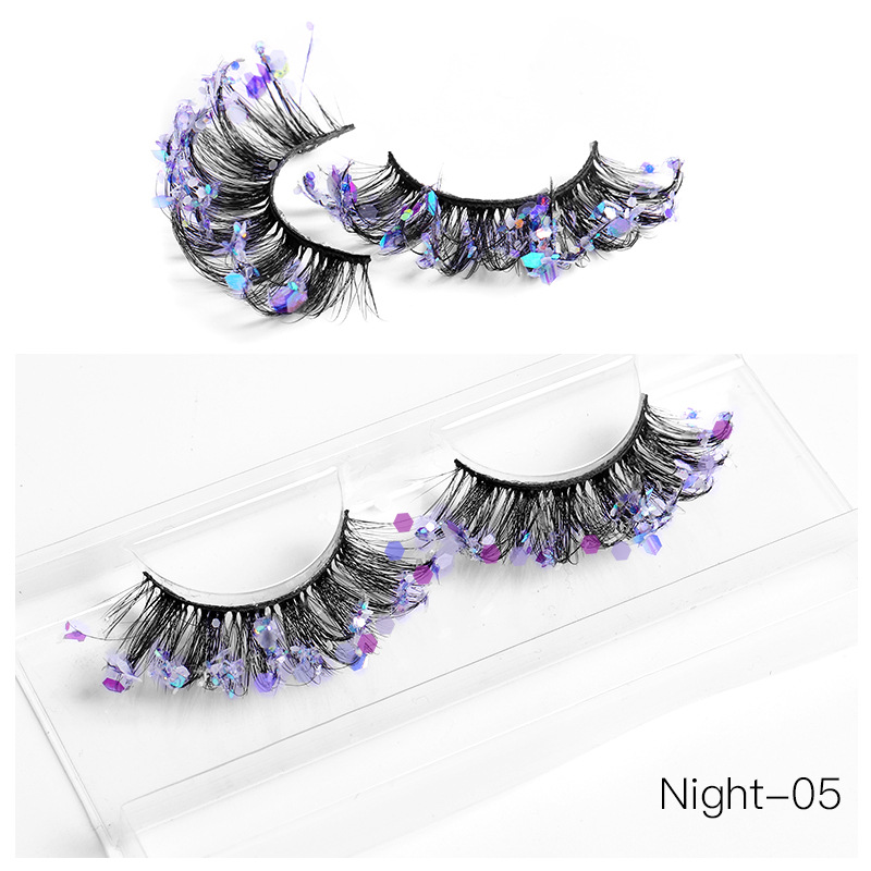 Messy Crisscross Thick Natural 3D Sequined Eyelashes Soft & Vivid Curling Up Hand Made Reusable Multilayer Night-luminous Fake Lashes Extensions
Messy Crisscross Thick Natural 3D Sequined Eyelashes Soft & Vivid Curling Up Hand Made Reusable Multilayer Night-luminous Fake Lashes Extensions