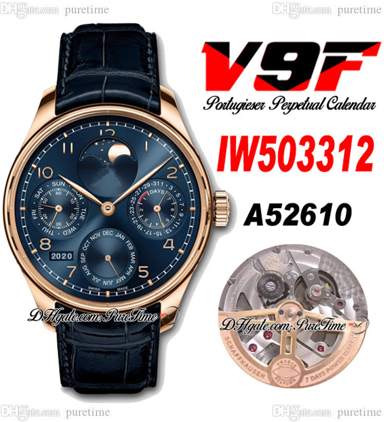 V9F 503312 Perpetual Calendar A52610 Automatic Mens Watch Rose Gold Blue Dial Number Markers Moon Phase Power Reserve Black Leather Strap Super Edition Puretime A1, Rg-white
V9F 503312 Perpetual Calendar A52610 Automatic Mens Watch Rose Gold Blue Dial Number Markers Moon Phase Power Reserve Black Leather Strap Super Edition Puretime A1, Rg-white