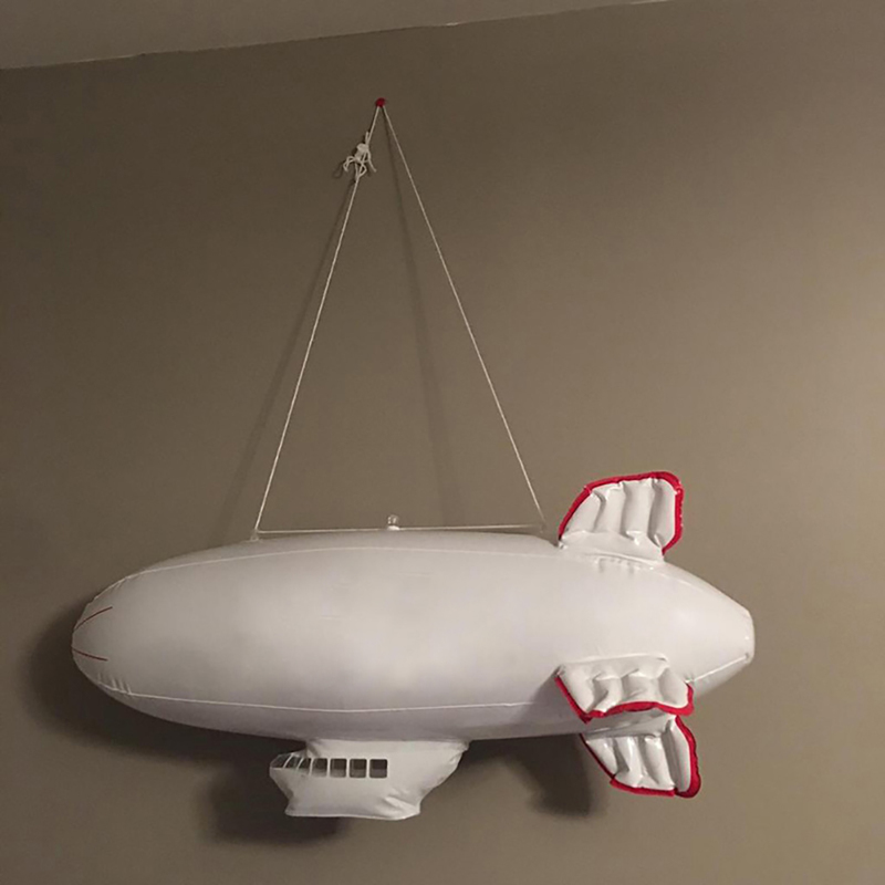 PVC Inflatable Airship Model Spaceship Toys for Kid Children Birthday Gift Inflatable Summer Outdoor Funny Toys 220621