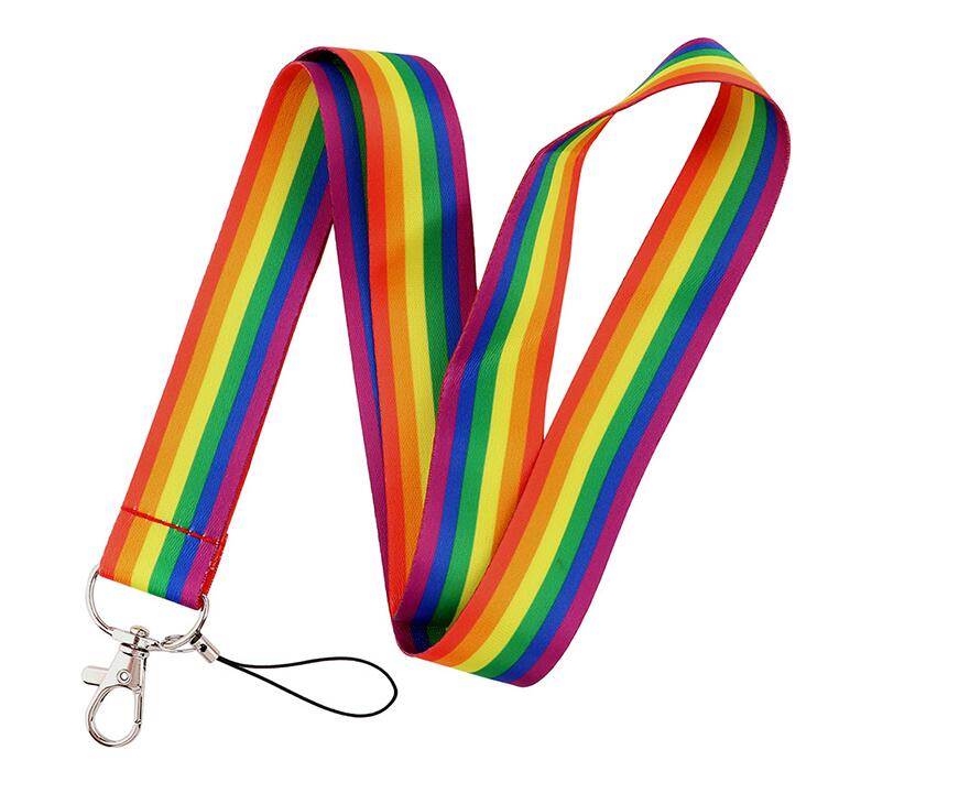 LGBT Rainbow Gay Bisexual Lesbian Pride Flag Neck Strap Lanyards Keys ID Card Gym Phone Charm Keycord USB Badge Holder Hang Rope
LGBT Rainbow Gay Bisexual Lesbian Pride Flag Neck Strap Lanyards Keys ID Card Gym Phone Charm Keycord USB Badge Holder Hang Rope