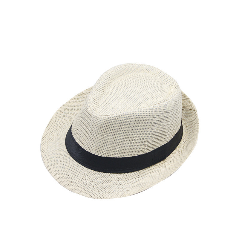 Topi Anakanak Ibu Musim Panas untuk Anak Perempuan Anak Lakilaki Topi Jerami Panama Anak Fedora Topi Pelindung Matahari Pantai Perjalanan 220611