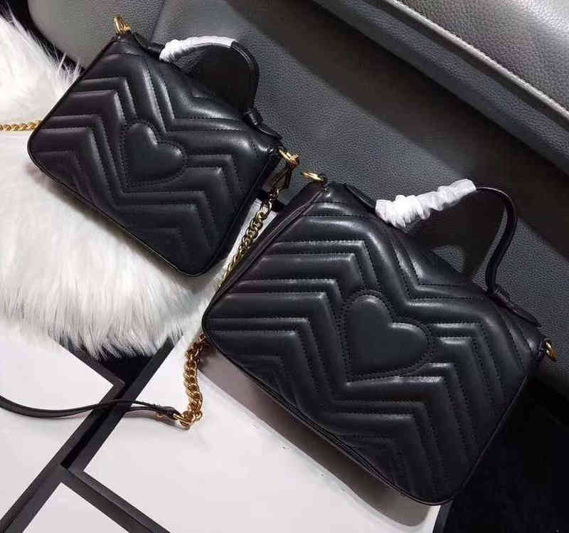 7A+Newset Love heart V Wave Pattern Bags With Handle Shoulder Bag Chain Women Handbags Crossbody Purse Messenger Bags, Black
7A+Newset Love heart V Wave Pattern Bags With Handle Shoulder Bag Chain Women Handbags Crossbody Purse Messenger Bags, Black
