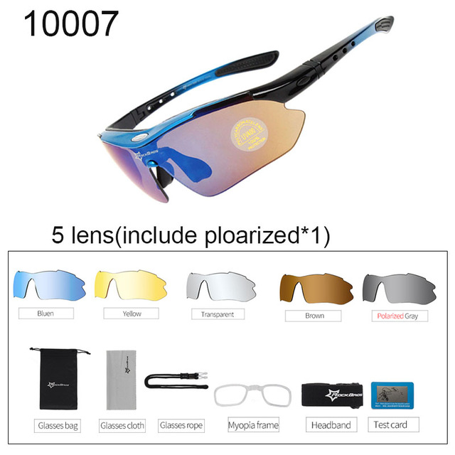 Multifunction Cycling Polarized Sunglasses Men Women Anti-Glare Lightweight Hiking Sports Glasses UV400