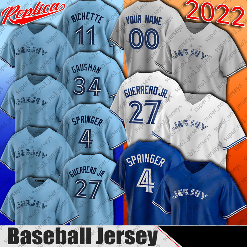 Toronto Bo Bichette Jersey Baseball Vladimir Guerrero Jr George Springer Jerseys Matt Chapman Blue Cavan Biggio Kevin Gausman Gurriel Jr. Ryu Danny Jansen, Woman custom jersey (ln)
Toronto Bo Bichette Jersey Baseball Vladimir Guerrero Jr George Springer Jerseys Matt Chapman Blue Cavan Biggio Kevin Gausman Gurriel Jr. Ryu Danny Jansen, Woman custom jersey (ln)