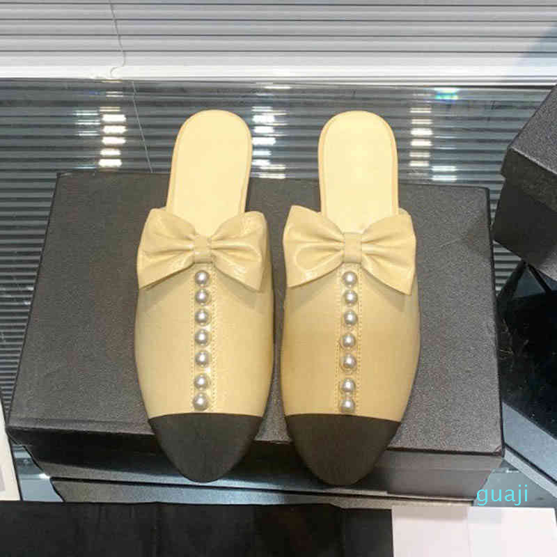 Sandals Spring And Summer Simple Fashion Ladies Bow Pearl Design Half Slippers Mixed Colors Casual Feminino Shoes, As show
Sandals Spring And Summer Simple Fashion Ladies Bow Pearl Design Half Slippers Mixed Colors Casual Feminino Shoes, As show