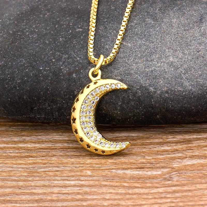 Pendant Necklaces High Quality Vintage Zircon Star Moon Necklace Luxury Crystal Chain Jewelry Birthday Year Gifts For Women GirlsPendant Nec
Pendant Necklaces High Quality Vintage Zircon Star Moon Necklace Luxury Crystal Chain Jewelry Birthday Year Gifts For Women GirlsPendant Nec