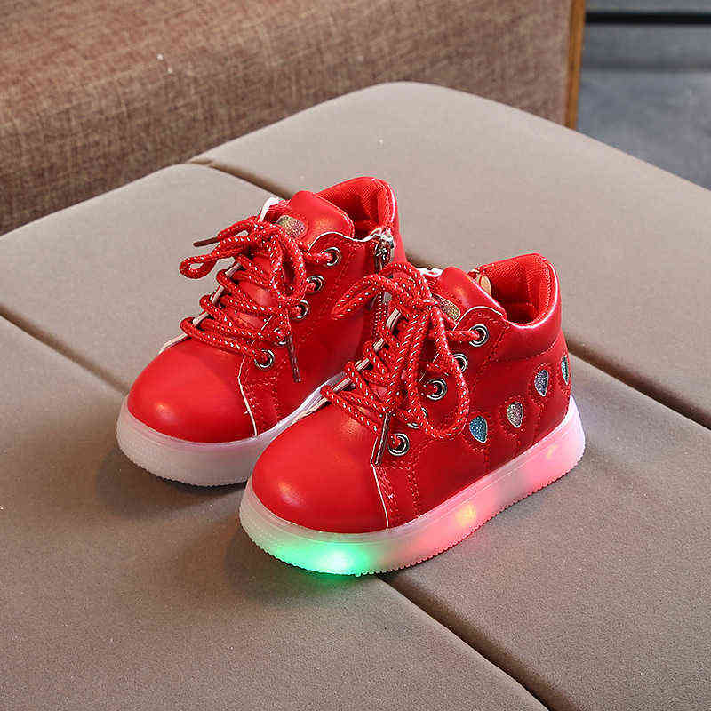 Size 21-30 Children's LED Sneakers Girls Glowing Kids Shoes Girls Luminous Girls Sneakers Baby Kid Shoes Soft dent Shoes L220716, 4 single
Size 21-30 Children's LED Sneakers Girls Glowing Kids Shoes Girls Luminous Girls Sneakers Baby Kid Shoes Soft dent Shoes L220716, 4 single