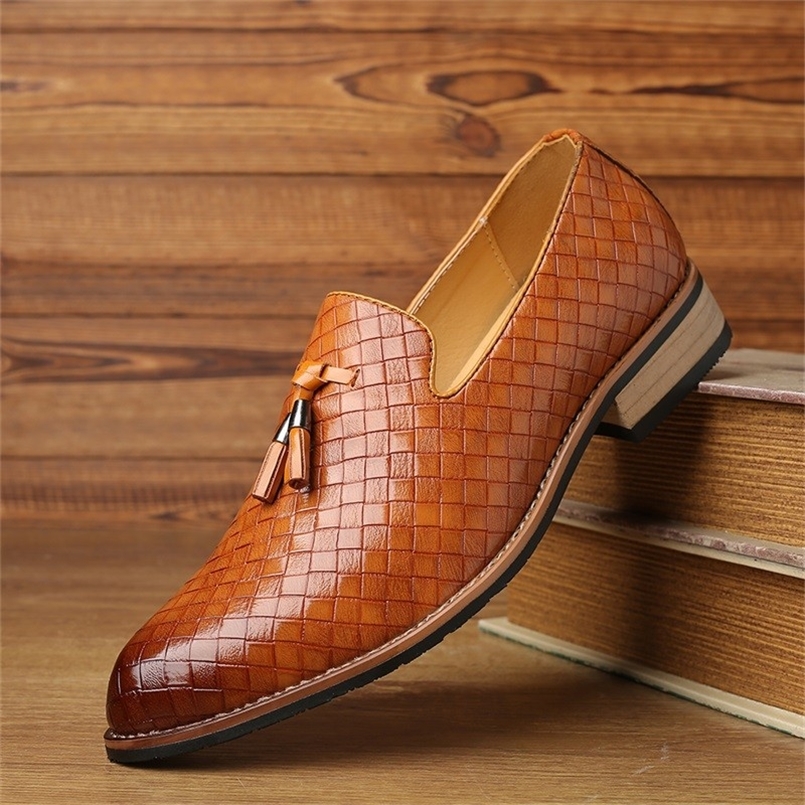 Men Shoes Brand Braid Leather Casual Driving Oxfords Loafers Moccasins Italian For Male Flats Footwear 220812, Brown
Men Shoes Brand Braid Leather Casual Driving Oxfords Loafers Moccasins Italian For Male Flats Footwear 220812, Brown