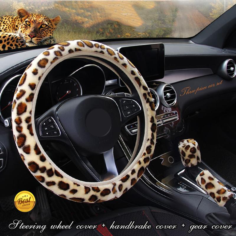 Steering Wheel Covers Inch Luxury Leopard Car Universal Soft Plush Winter Gear Handbrake Cover Interior AccessoriesSteeringSteering
Steering Wheel Covers Inch Luxury Leopard Car Universal Soft Plush Winter Gear Handbrake Cover Interior AccessoriesSteeringSteering