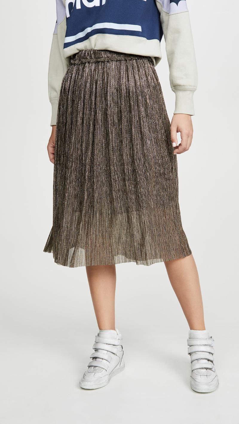 Skirts Ins Fashion 2022 Autumn/Winter Silver Elastic Waist Bright Metal Pleated Women' Midi Skirt, Black
Skirts Ins Fashion 2022 Autumn/Winter Silver Elastic Waist Bright Metal Pleated Women' Midi Skirt, Black