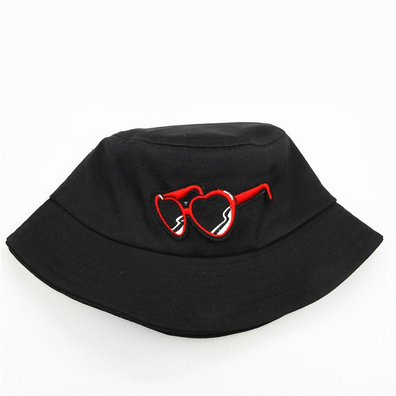 Berets 2022 Punk Wind Glasses Embroidery Cotton Bucket Hat Fisherman Outdoor Travel Sun Cap Hats For Men And Women 205, White
Berets 2022 Punk Wind Glasses Embroidery Cotton Bucket Hat Fisherman Outdoor Travel Sun Cap Hats For Men And Women 205, White