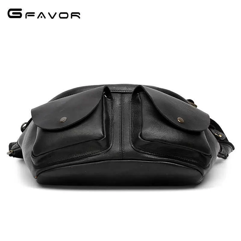 Waist bag Waist Head Msenger Crazy Horse Cht Leather Men's Bag