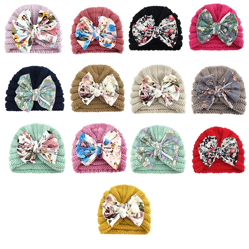 Fashion Print Big Bowknot Baby Hat Soft Comfortable Knitting Wool Striped Cap Newborn Headwear Birthday Gift Photo Props
Fashion Print Big Bowknot Baby Hat Soft Comfortable Knitting Wool Striped Cap Newborn Headwear Birthday Gift Photo Props