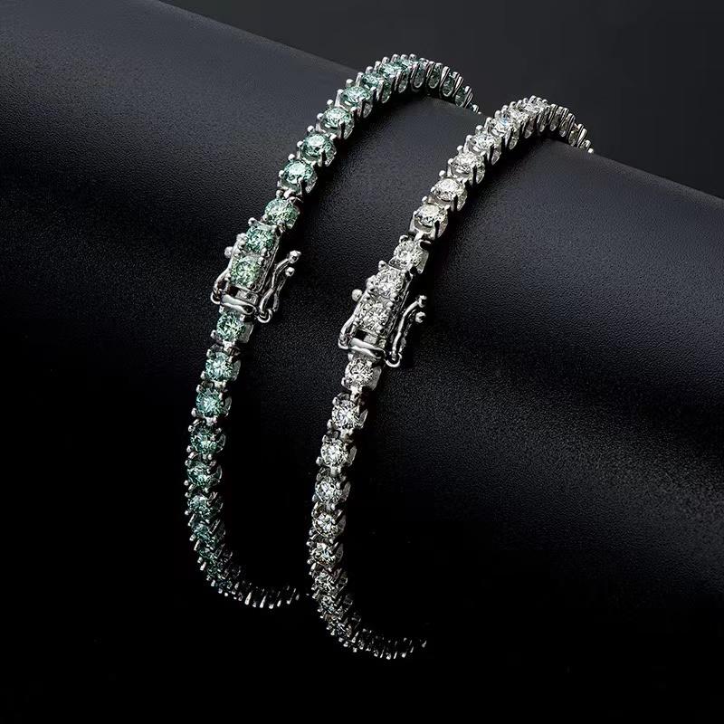 Other Bracelets Hiphop 3mm 4.6ct D Color Moissanite Tennis Chain Women Jewelry 925 Sterling Silver Necklace With Gra GiftOther
Other Bracelets Hiphop 3mm 4.6ct D Color Moissanite Tennis Chain Women Jewelry 925 Sterling Silver Necklace With Gra GiftOther