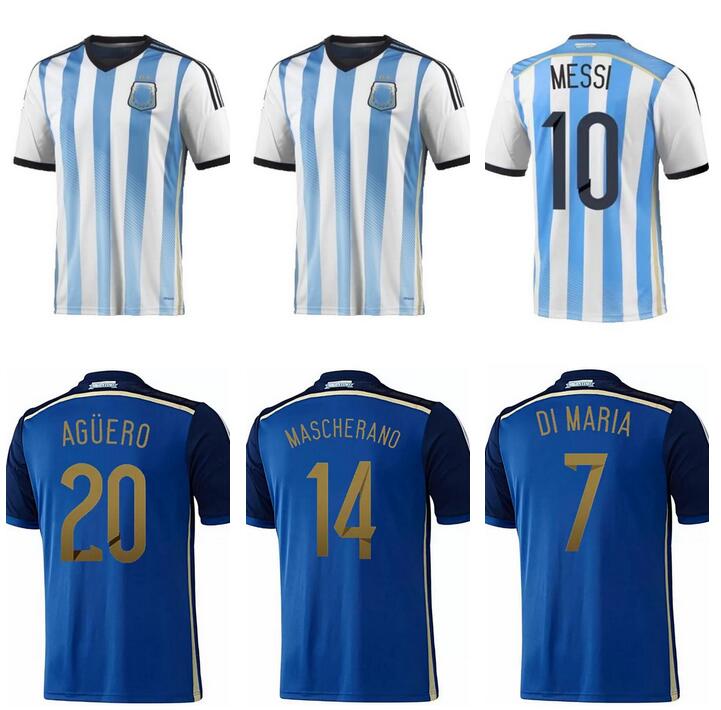 2014 2015 World Cup Retro Argentina Away 10 MESSIs Soccer Jerseys 14 15 7 DI MARIA 9 HIGUAIN 20 AGUERO 14 MASCHERANO LAVEZZI football Shirt long sleeve
2014 2015 World Cup Retro Argentina Away 10 MESSIs Soccer Jerseys 14 15 7 DI MARIA 9 HIGUAIN 20 AGUERO 14 MASCHERANO LAVEZZI football Shirt long sleeve