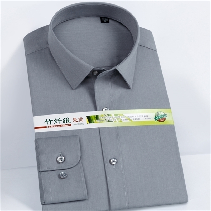 Customize men shirt long sleeve personalize solid color A725 outwear yellow pink grey 220322