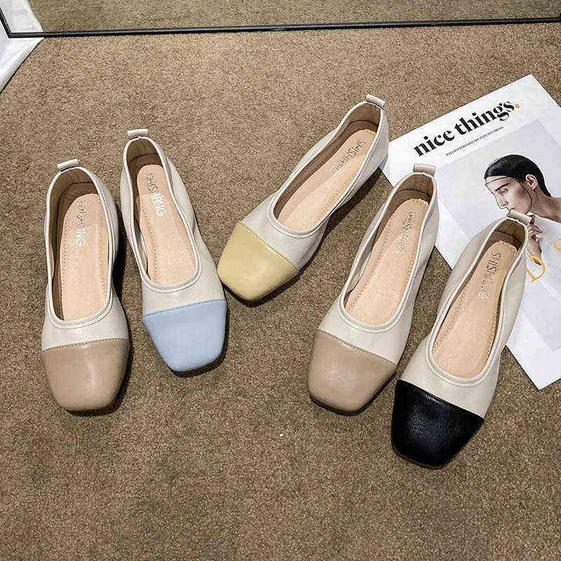 Dress Shoes Designer Candy Color Square Toe Flat Pumps Mules Women Casual White Basic Loafers 2022 Slip on Pu Leather Ballet Flats New 220518, Blue
Dress Shoes Designer Candy Color Square Toe Flat Pumps Mules Women Casual White Basic Loafers 2022 Slip on Pu Leather Ballet Flats New 220518, Blue