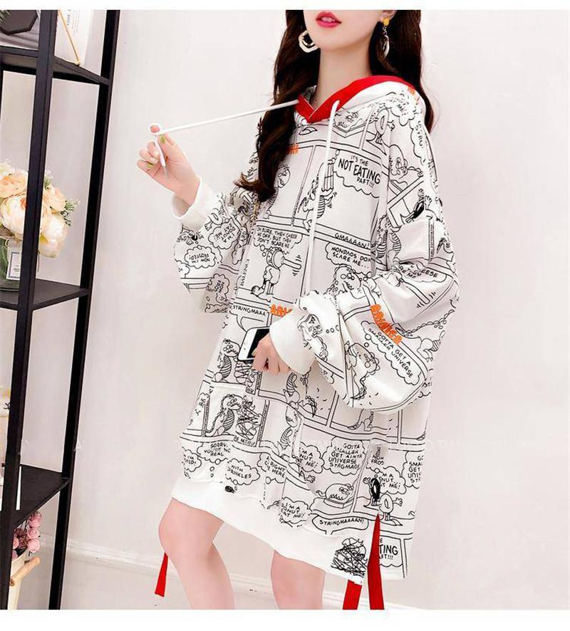 Women's Hoodies & Sweatshirts Bf Korean Style Girl Harajuku Print Pullover Thick Loose Female High Street Ladies Casual Long Sleeve
Women's Hoodies & Sweatshirts Bf Korean Style Girl Harajuku Print Pullover Thick Loose Female High Street Ladies Casual Long Sleeve