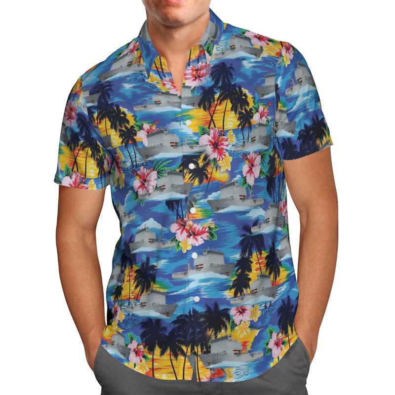 Men's Casual Shirts Warship Print Short Sleeve For Men Loose Cardigan Button Shirt Plus Size Hawaiian Style Summer 2022 Ventilated Shirt-17, White;black
Men's Casual Shirts Warship Print Short Sleeve For Men Loose Cardigan Button Shirt Plus Size Hawaiian Style Summer 2022 Ventilated Shirt-17, White;black