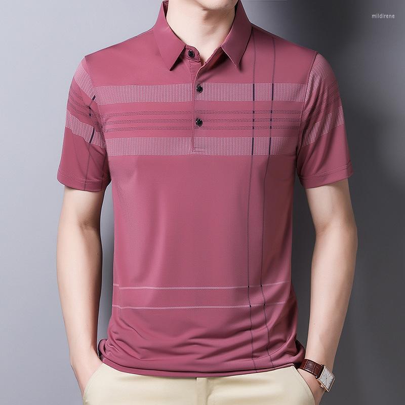 Men's Polos Dad's Summer Short-sleeved Shirt Men's Mercerized Loose Casual For Middle-aged And Elderly PeopleMen's Men'sMen's Mild22
Men's Polos Dad's Summer Short-sleeved Shirt Men's Mercerized Loose Casual For Middle-aged And Elderly PeopleMen's Men'sMen's Mild22