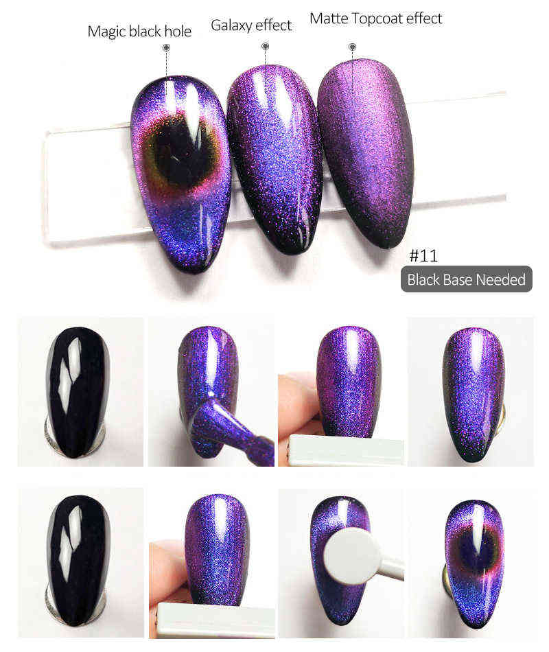 NXY Nail Gel 9d Cat Eye Polish Canni 7 5ml Soak Off Varnish Magic Mangent Art Galaxy 0328