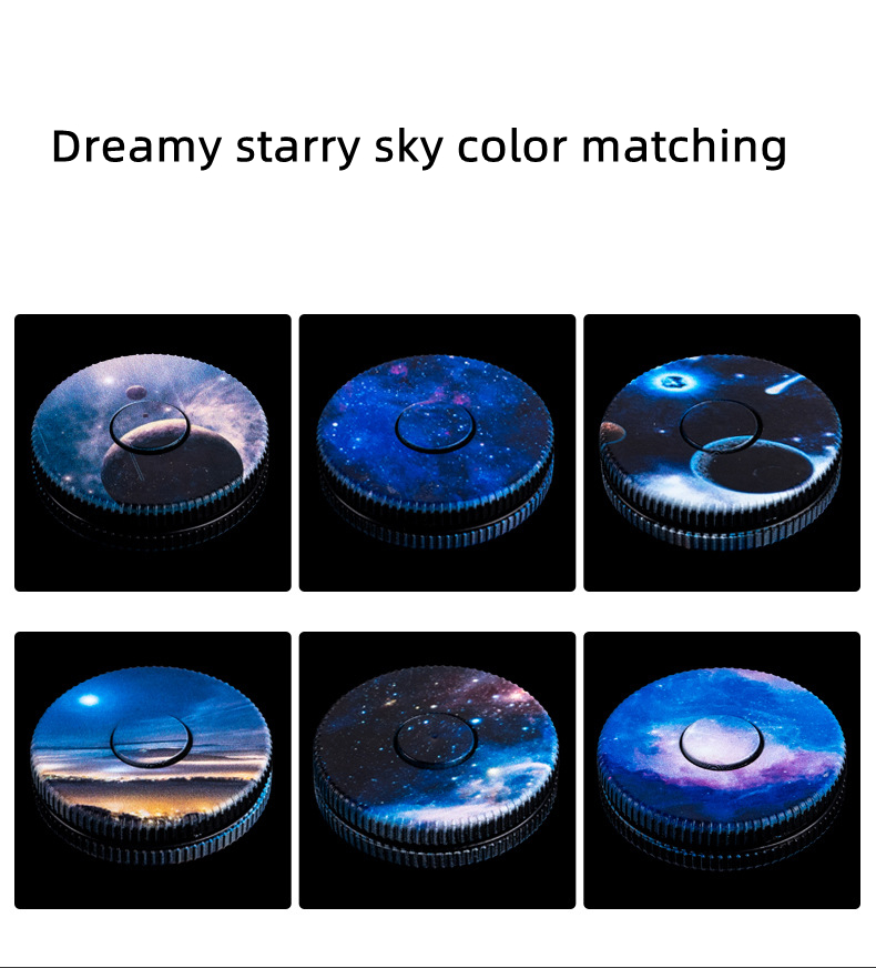 Fidget Toys New Pipago Pop Coin Gyroscope Hand Push Star Sky Fingertip Gyroscope Creative Decompression Toy